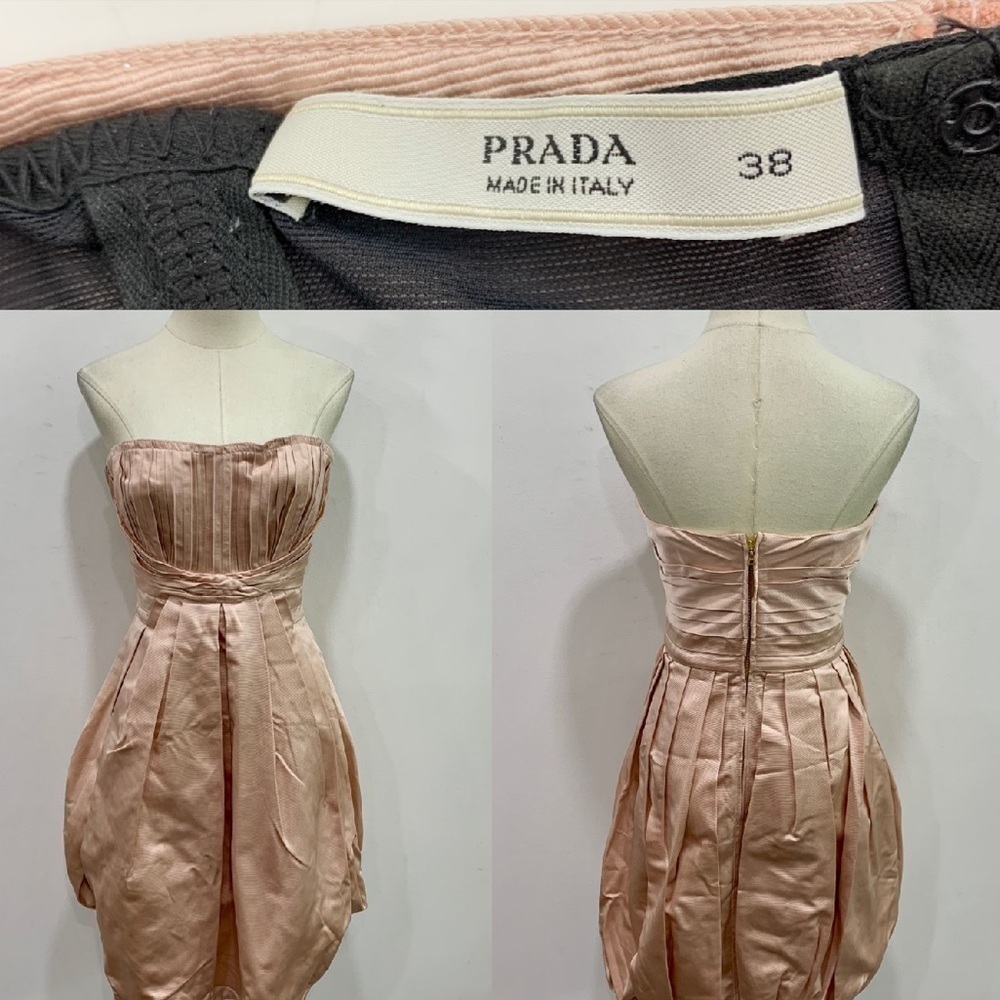 Prada strapless dress sz(38)